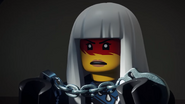 Harumi hears Garmadon breaking into the station