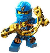 Jay with Nunchucks of Lightning in LEGO Dimensions