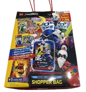 Shopper Bag including a game board/arena, the rules/card gallery, a Tin, twenty Boosters, Card LE1 - Digi Lloyd Limited Edition, and Card XXL2 - Forbidden Spinjitzu Kai