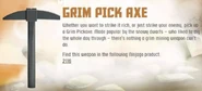 Grim Pick Axe