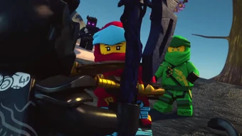 lego ninjago nya and lloyd