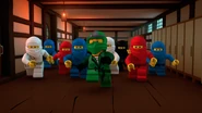MoS16LittleNinja.png (3.69 MB) Lloyd leads the students of Darkley's into battle wearing ninja gi similar to the trainee suits