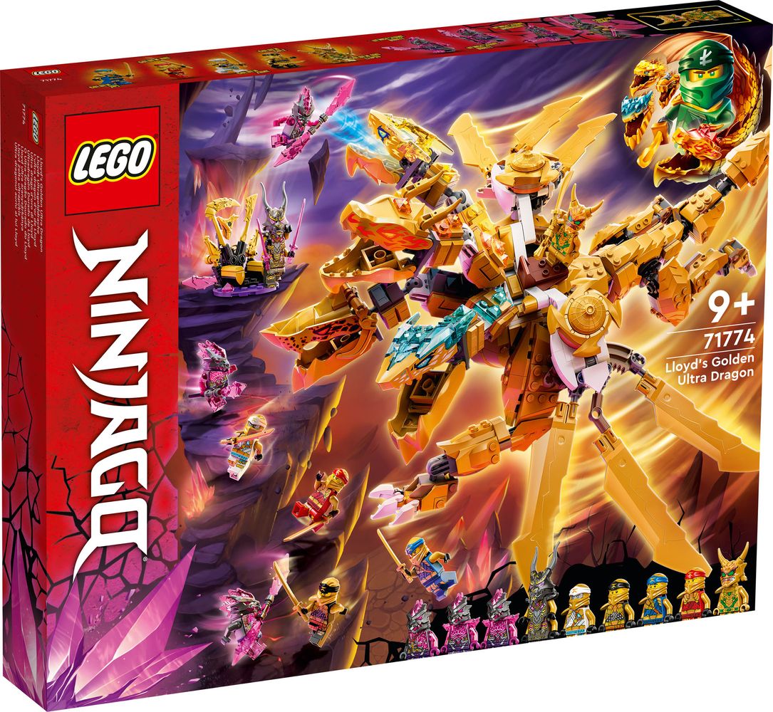 LEGO Ninjago Crystalized Minifigure - Zane (Golden Dragon) - Extra