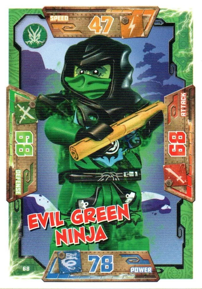 Card 68 - Evil Green Ninja (TCG S1) | Ninjago Wiki | Fandom