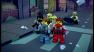 Lloyd's hair is mirrored