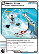 The Ice Dragon on the card Sonic Roar