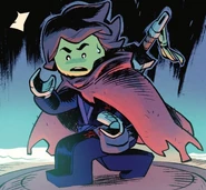 Young adult (cape, gloves)