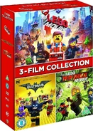 "3-Film Collection" DVD bundle containing The LEGO Ninjago Movie, The LEGO Movie, and The LEGO Batman Movie