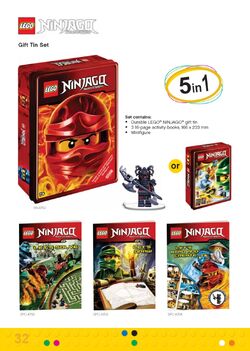 Ninjago tin of books sale