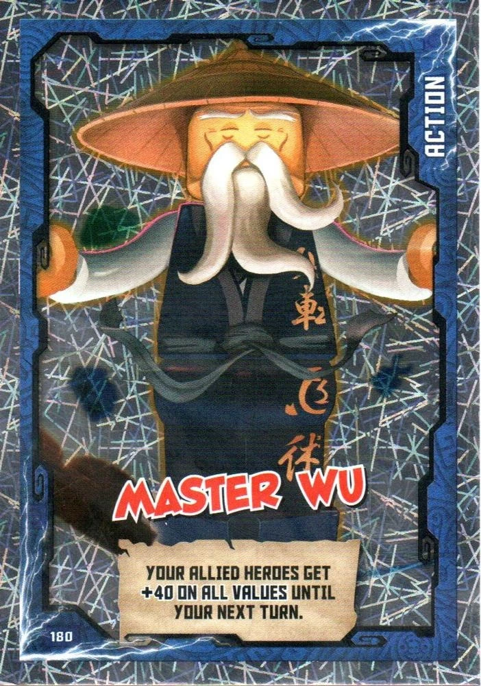 Card 180 - Master Wu (TCG S1) | Ninjago Wiki | Fandom