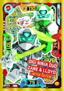 Card LE12 - Digi Ninja Duo Zane & Lloyd Limited Edition