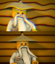 The original scene compared to the LEGO YouTube channel version