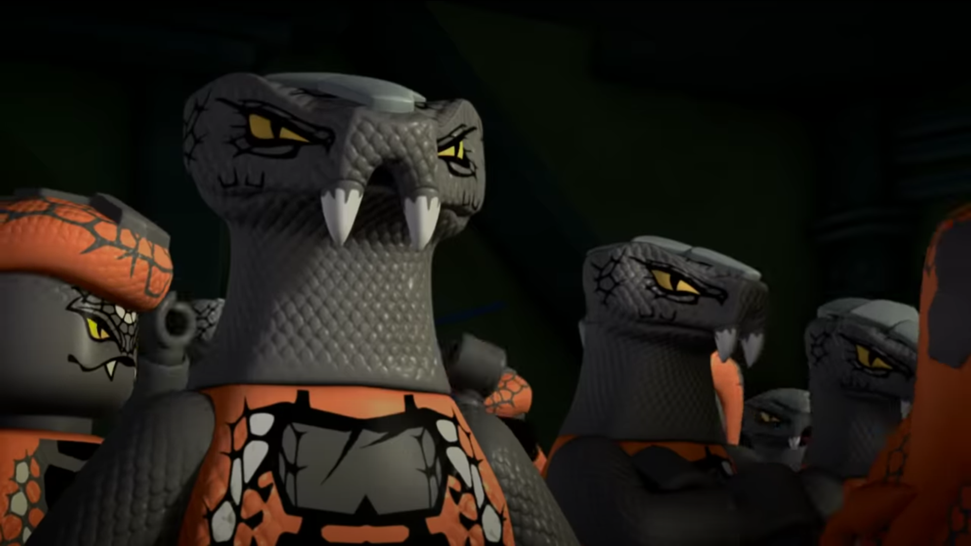 Venomari & Fangpyre LEGO 4 Ninjago Snake Serpent Staffs Constrictai Hypnobrai 