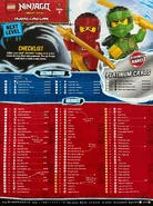 Card checklist on inner cover (front)