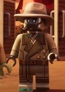 Detective (over his Merge suit, mustache)