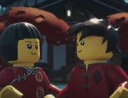 young Kai and Nya