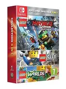 3 in 1 bundle for Switch including The LEGO Ninjago Movie Videogame, LEGO Worlds, and LEGO City Undercover