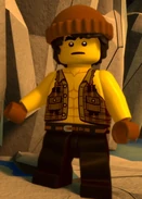 Cole as a lumberjack