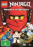 "Masters of Spinjitzu" DVD containing the pilot episodes