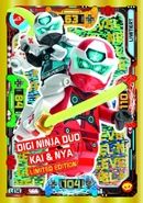 Card LE14 - Digi Ninja Duo Kai & Nya Limited Edition