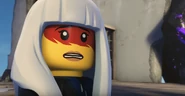Harumi notices Ultra Violet glaring at her