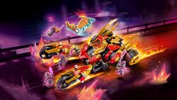 71773 Kai's Golden Dragon Raider | Ninjago Wiki | Fandom