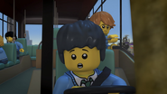 Brad driving the school bus