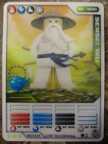 Card ☆1 - Sensei Wu (Spinners) | Ninjago Wiki | Fandom