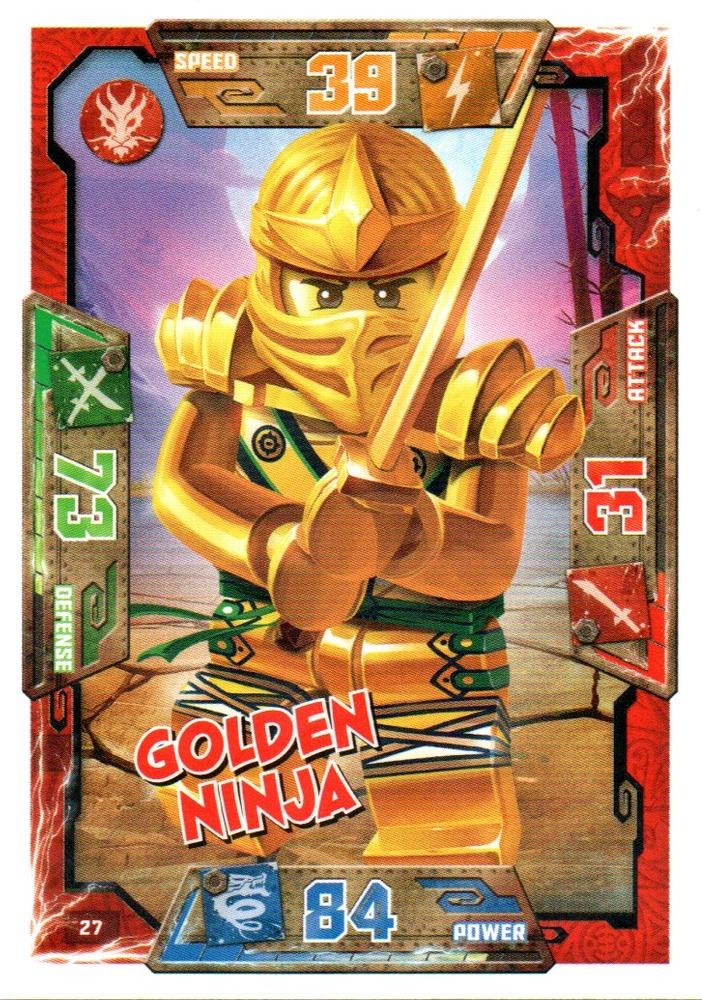 Card 27 - Golden Ninja (TCG S1) | Ninjago Wiki | Fandom
