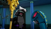 Skales questions Garmadon