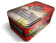 XL Tin[2] including ten Boosters plus a Ninjago minifigure foil pack, Card LE17 - Mean Skip Vicious and Card 12 - Ultra Power Kai (XXL)