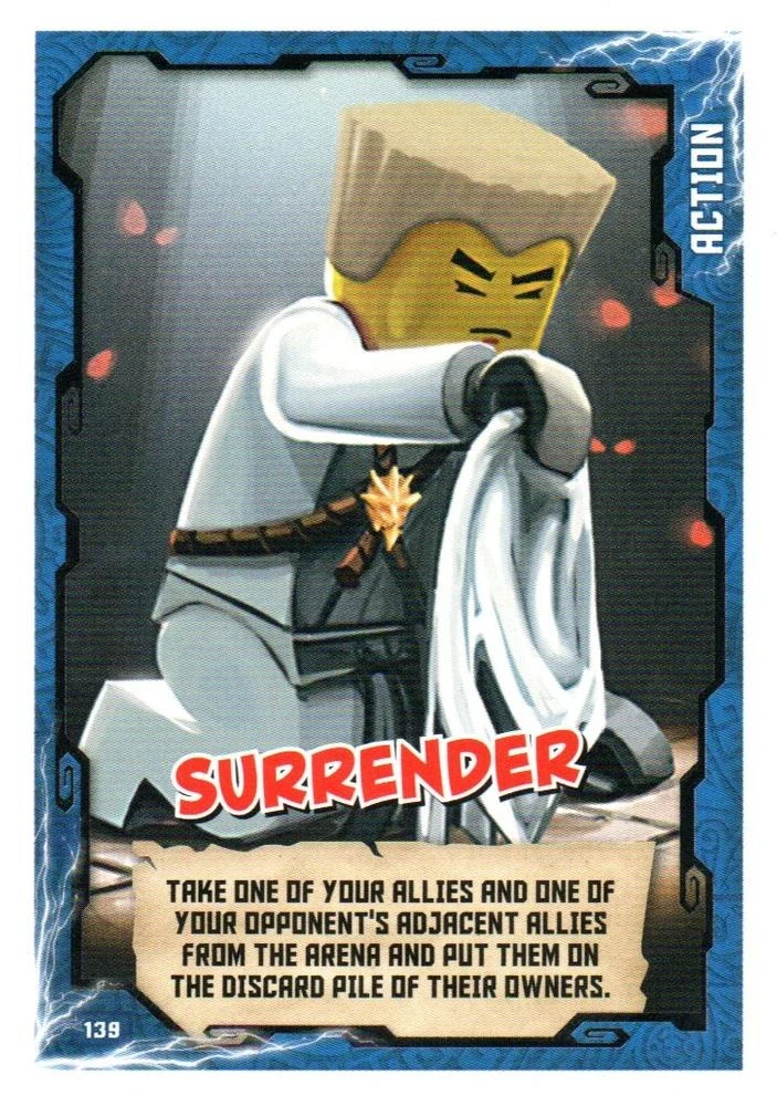 Card 139 - Surrender (TCG S1) | Ninjago Wiki | Fandom