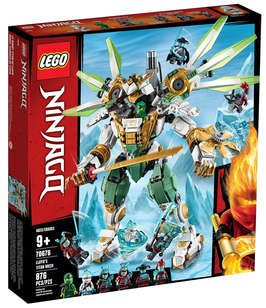 ninjago lloyd robot