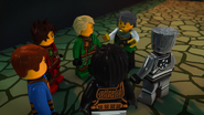 Zane with Master Garmadon and the Ninja