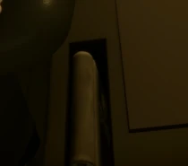 In the flashback, Soto is shown placing his journal with the spine facing up.