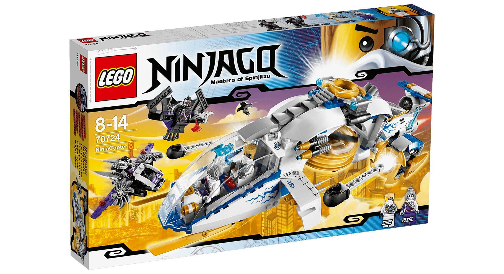 lego ninjago zane's helicopter