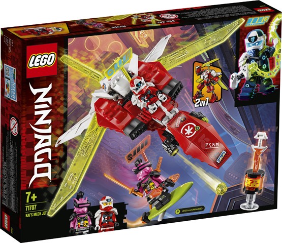 LEGO NINJAGO Ninja Ultra Combo Mech 4 in 1 Set 71765 with Toy Car, Jet  Plane and Tank Toys plus 7 Minifigures 