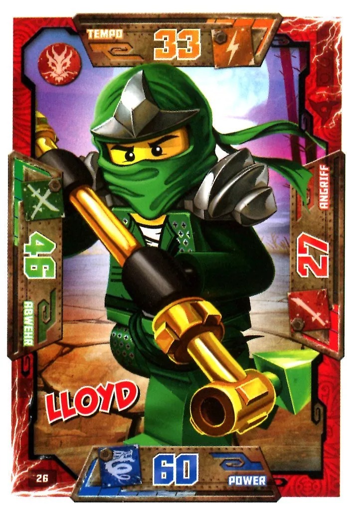 Card 26 - Lloyd (TCG S1) | Ninjago Wiki | Fandom
