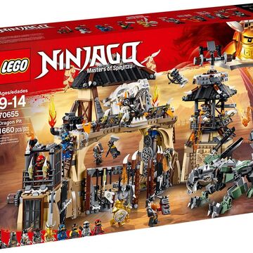 lego ninjago masters of spinjitzu dragon pit 70655