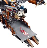 Skeleton figurehead in LEGO form on the Misfortune's Keep