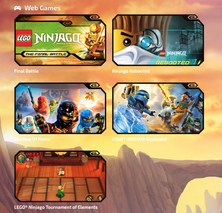 Lego ninja sales go games