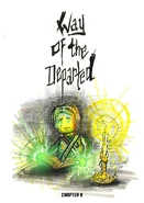 Lloyd with the book in Way of the Departed