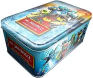 XXL Tin - Seabound[10] including ten Boosters plus a Ninjago minifigure foil pack, Card LE12 - Casual Jay Limited Edition and Card XXL2 - Hydroboost Cole[11]