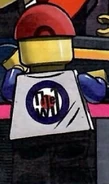A fan with their logo