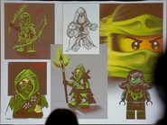 Evil Green Ninja Concepts