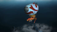 The upgraded version of the Destiny's Bounty, featuring a zeppelin-like air balloon