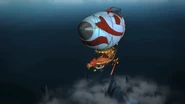 The upgraded version of the Destiny's Bounty, featuring a zeppelin-like air balloon