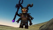 Garmadon using Oni Form