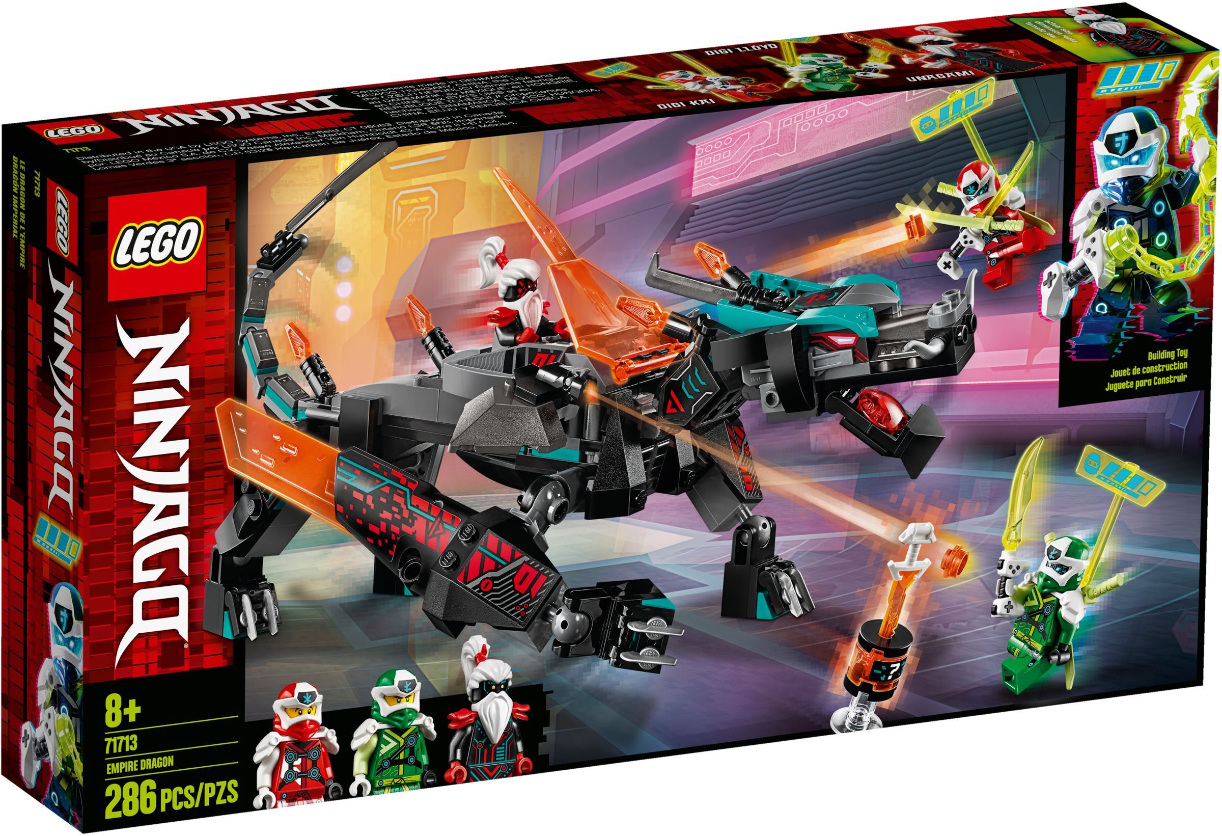 ninjago black dragon