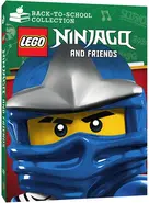 "Ninjago and Friends" DVD containing the pilot episodes (Walmart exclusive "Back-to-School Collection" variant[1])